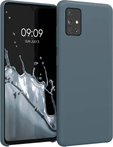 Vista 157 de kwmobile Funda Compatible con Samsung Galaxy A14 5G - Funda de teléfono de TPU y silicona con acabado suave - Verde Lima