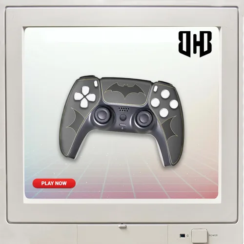Vista 7 de Battman Custom PS-5 Controller Wireless compatible with Play-Station 5 Console by BCB Controllers Proudly Customized in USA with Permanent
