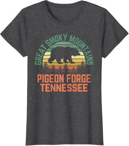 Vista 5 de Camiseta Pigeon Forge Great Smoky Mountains National Park Tennessee, Negro, S