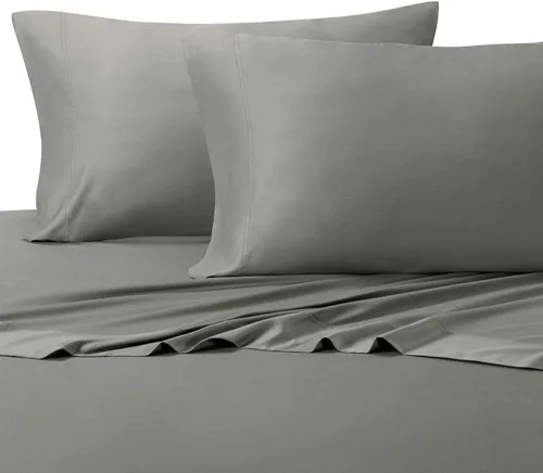 Vista 3 de Sateen Solid Sheets - Juego de sábanas de 600 hilos y 3 piezas, 100% algodón, bolsillo profundo, tamaño individual extra largo, color azul