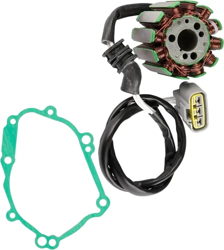 Vista 7 de Caltric Estator y junta compatibles con Yamaha Fz-1 Fz1 Fzs10 2006 2007-2014 Fzs1 Fzs10 2015