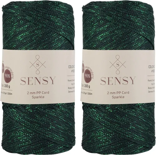 Vista 125 de Sensy Premium 2mm 229.5 metros de cuerda de poliéster 100% cordón de polipropileno Cordón de macramé 2mm Cordón para bolso de crochet Hilo