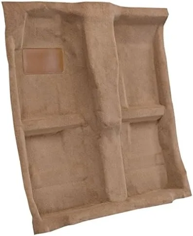 Vista 2 de Alfombra automotriz compatible con Ford Mustang, Coupe, convertible o Fastback 2005 a 2009 (pelo de corte de felpa negra 801)