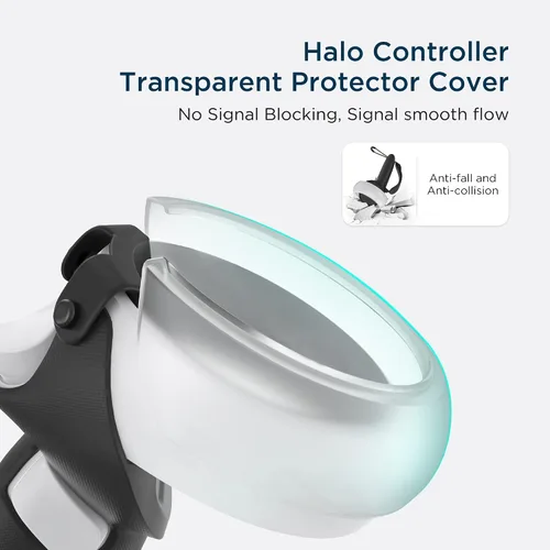 Vista 9 de KIWI design Correa de audio cómoda para la oreja y agarres de control compatibles con los accesorios Quest 2