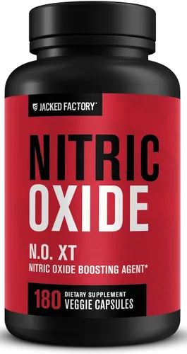 Vista 10 de Jacked Factory N.O. XT Suplementos de óxido nítrico para hombres con nitrosigina L arginina L citrulina suplemento para bombas musculares