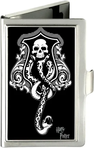 Vista 9 de Buckle-Down Tarjetero DMLE-DEPARTMENT OF MAGICAL LAW ENFORCEMENT Negro/Blanco - Pequeño DMLE Department of Magical Law Enforcement Black White