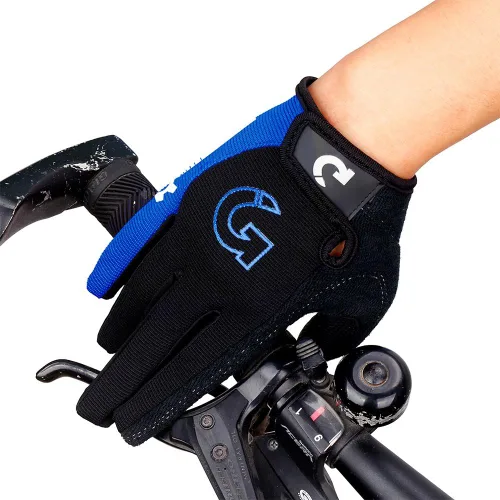 Vista 3 de Gearonic Guantes de ciclismo para hombre - Guantes de ciclismo MTB acolchados de espuma transpirable con tecnología antideslizante y absorción