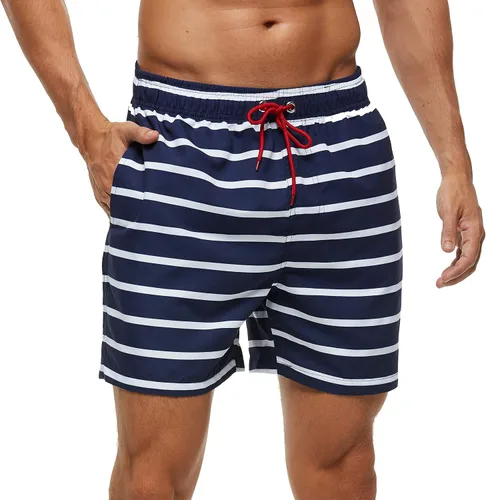 Vista 3 de SILKWORLD - Traje de baño de secado rápido con bolsillos para hombre