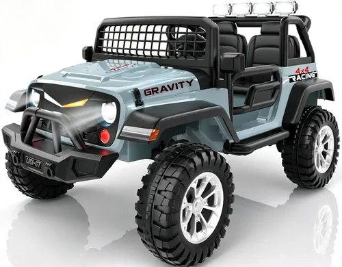 Vista 10 de JOYSTROLL Auto de paseo de 2 plazas de 24 V para niños grandes, auto para A-pink
