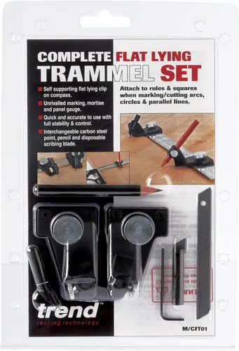 Vista 3 de Trend Juego completo de tranvía plana para trazado y corte precisos, M/CFT01