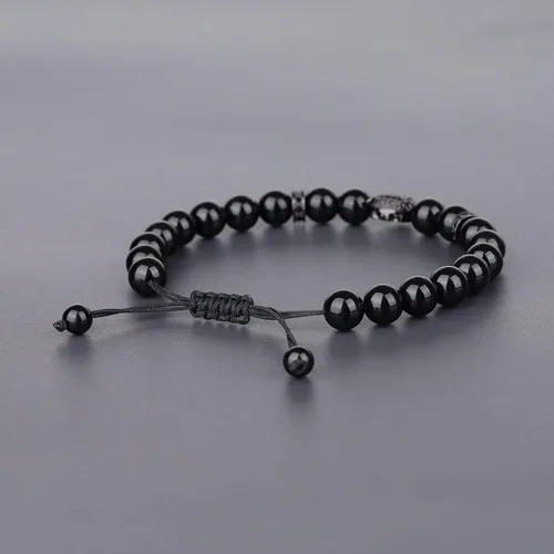 Vista 6 de COAI - Pulsera semipreciosa de leopardo para hombre y mujer