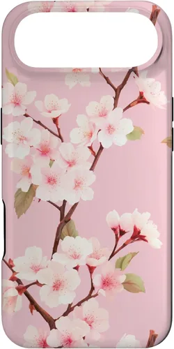 Vista 27 de Japanese Cherry Blossom Floral Flower Pattern Pastel Pink Case for iPhone 17
