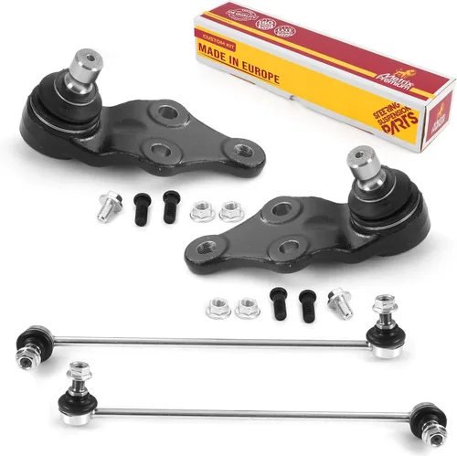 Vista 234 de Metrix Premium Chassis Parts - Juego de 4 piezas de articulación de rótula superior y barra estabilizadora delantera para Ford Ranger RWD 1998-2011