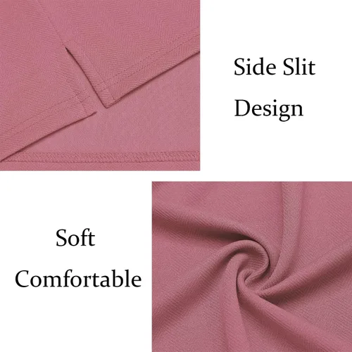 Vista 6 de COOFANDY Camisas casuales con botones para hombre, de manga corta, ajuste regular, sin pliegues, de punto, texturizadas
