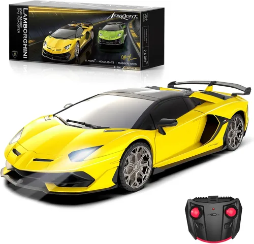 Vista 9 de AEROQUEST Audi - Auto de control remoto, a escala 1:24, eléctrico, deportivo, de carreras, pasatiempos, vehículo modelo Audi para niños y niñas, Azul