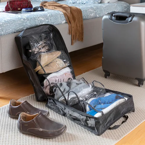 Vista 6 de Bolso de Viaje para Calzado Doshen InnovaGoods 12 zapatos