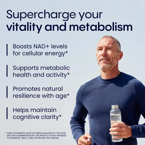 Vista 3 de Simply Nature's Pledge 3.81 oz NMN en polvo, disolución rápida, 500 mg