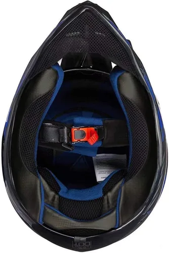 Vista 5 de ILM Casco de cara completa para motocicleta, motocross y cuatrimoto para niños y jóvenes, aprobado por el Departamento de Transporte de Estados