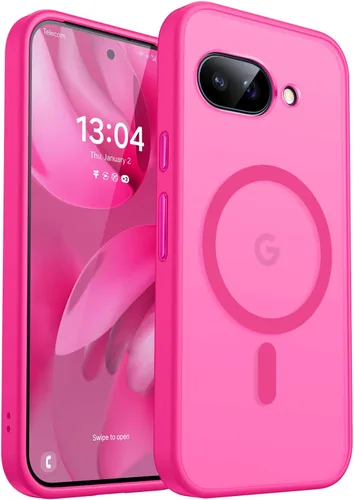 Vista 32 de CANSHN Funda magnética para Google Pixel 9 Pro XL (6.8 pulgadas), mejorada [protección completa de la cámara] [compatible con Magsafe]