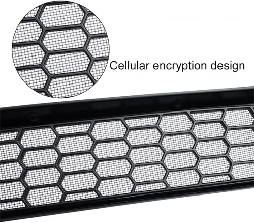Vista 3 de FASTCHE Rejilla de malla frontal compatible con Tesla Model 3, rejilla de ventilación de entrada de aire, repuesto para accesorios Tesla Model 3