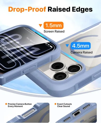 Vista 294 de DIACLARA - Funda transparente compatible con iPhone XR 6.1 pulgadas 2018
