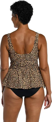 Vista 2 de Top de traje de baño tankini imperio sobre el hombro, NaturalCougar