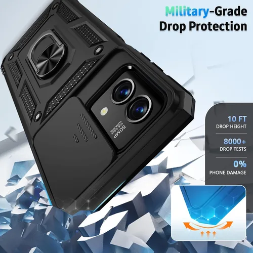 Vista 5 de Funda para Moto G Stylus 5G 2023, (No para la versión 4G), Cubierta para Lente de Cámara, Protector de Pantalla HD, Protección contra Caídas