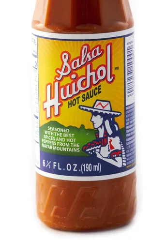 Vista 2 de Salsa Huichol - Salsa picante de 6.5 onzas (paquete de 3) - Salsa mexicana