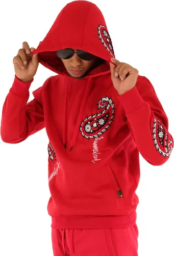 Vista 2 de SCREENSHOT Sudadera con capucha 3202 de forro polar urbano para hombre, parche bordado de grafiti, sudadera con capucha