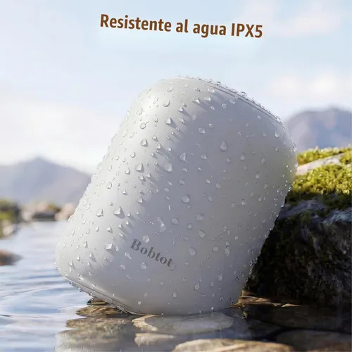 Vista 7 de Bobtot Altavoces portátiles Bluetooth 24H tiempo de reproducción Gris