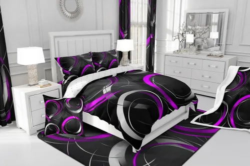 Vista 5 de Feelyou Juego de 2 fundas de cojín geométricas decorativas para sofá, cama, fundas de cojín decorativas con círculos geométricos, rellenos