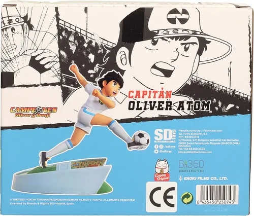 Vista 8 de SD Toys - Figura coleccionable Oliver Atom de los campeones Oliver y Benji con expositor, 6.7 x 6.3 in