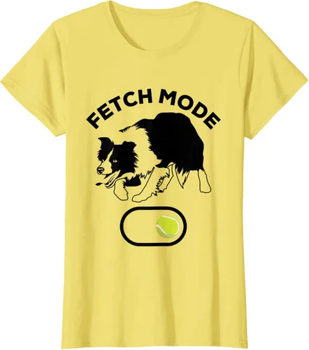 Vista 33 de Border Collie Stuff - Camiseta de pelota de tenis para hombre, Border Collie Fetch, Blanco Gris Oscuro