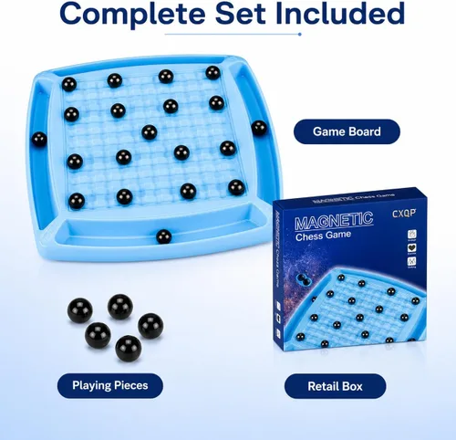 Vista 6 de Juego de ajedrez magnético, tablero para niños de 8 a 12 años, dults y familia, juego de mesa de ajedrez con imán de estrategia