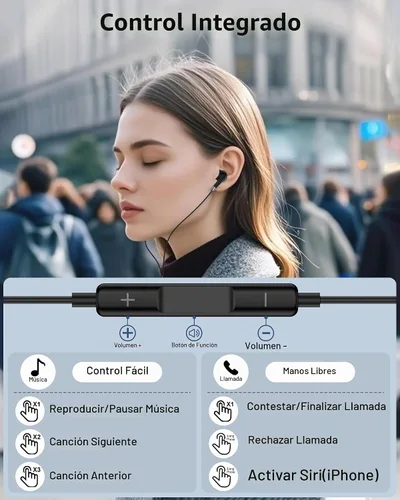Vista 4 de Auriculares Lightning para iPhone, auriculares intraurales con cable Apple