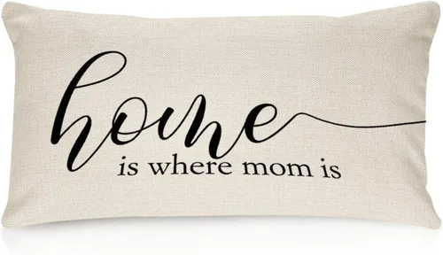 Vista 43 de Better When We are Together - Fundas de almohada lumbar de 12 x 20 pulgadas con citas divertidas de algodón y lino para sofá, decoración de sala