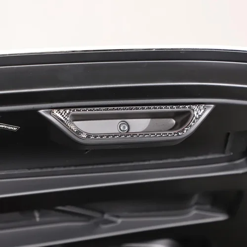 Vista 3 de Daeiclru Adhesivo de fibra de carbono real para compartimento de motor de automóvil, compatible con Corvette C8 Stingray 2020-2023, accesorios