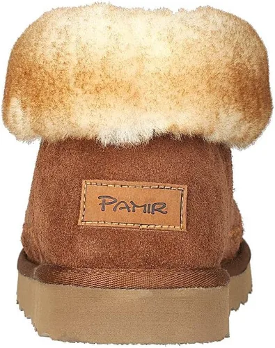 Vista 5 de PAMIR Botines de piel de oveja para hombre con espuma viscoelástica para interiores y exteriores