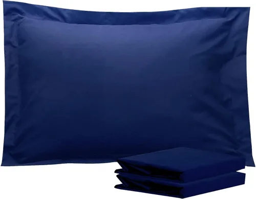 Vista 55 de NTBAY Fundas de almohada estándar, paquete de 2 fundas de almohada de microfibra cepillada de 20 x 26 pulgadas, súper suaves y acogedoras