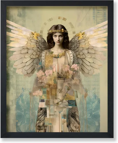 Vista 10 de Poster Master Póster OVNI – Impresión de mujer enmascarada – Arte extraterrestre – Arte surrealista – Arte de ciencia ficción – Regalo para hombres