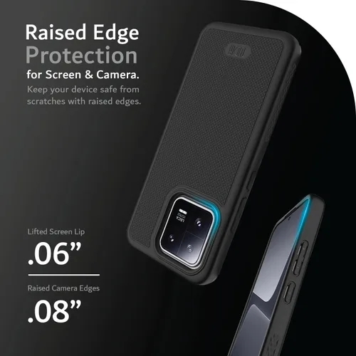 Vista 5 de TUDIA DualShield Grip - Funda protectora para Xiaomi 13 5G, MergeGrip, de grado militar, resistente, a prueba de golpes, delgada, de doble capa