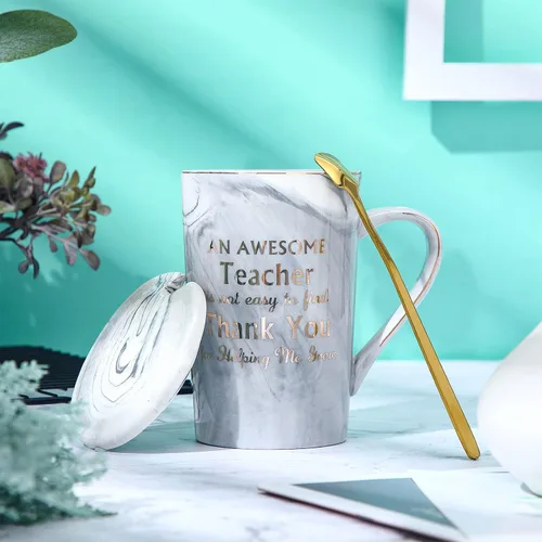 Vista 7 de Geiserailie Regalo de agradecimiento para profesores para mujeres, divertido taza de café de graduación de agradecimiento para profesores, taza
