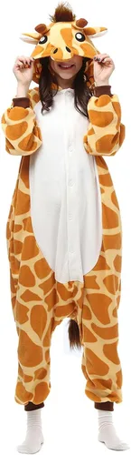 Vista 4 de LABULA Pijama de animal unisex para adultos, para Halloween, cosplay, ropa de dormir