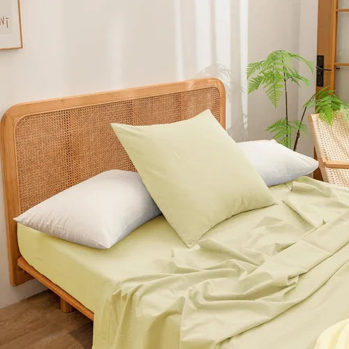 Vista 13 de BESTOUCH 100% Algodón Lavado Funda de Almohada para Cabello y Piel, Sensación de Lino, Suave, Cómoda, Transpirable, Juego de 2 Fundas de Almohada