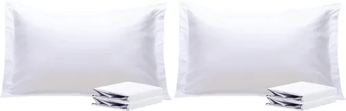 Vista 85 de NTBAY - Juego de 2 fundas de almohada estándar, microfibra, color negro