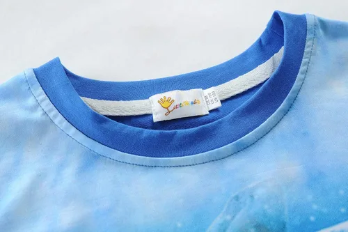 Vista 3 de Camisetas de dinosaurio 3D para niños de 2 a 8 años