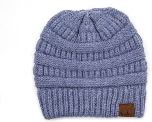Vista 346 de C.C Trendy Warm Chunky Soft Stretch Cable Knit Beanie