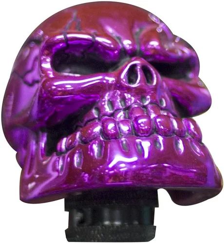 Vista 9 de Pomo para palanca de cambios automática con forma de calavera, color negro