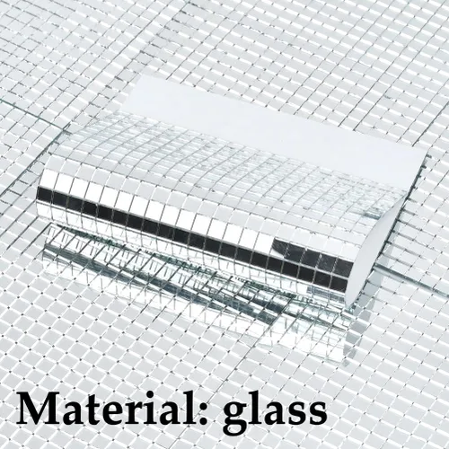 Vista 4 de OTYMIOW 12000 piezas de azulejos autoadhesivos para espejo, bola de discoteca, azulejos cuadrados de vidrio, mosaico, mini azulejos