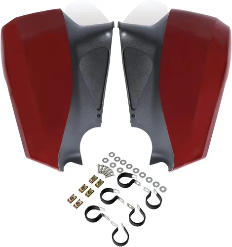 Vista 5 de XFMT Kits de carenado de pierna ventilada inferior para Indian Chieftain 2014-2020 Dark Horse 2016-2020, negro